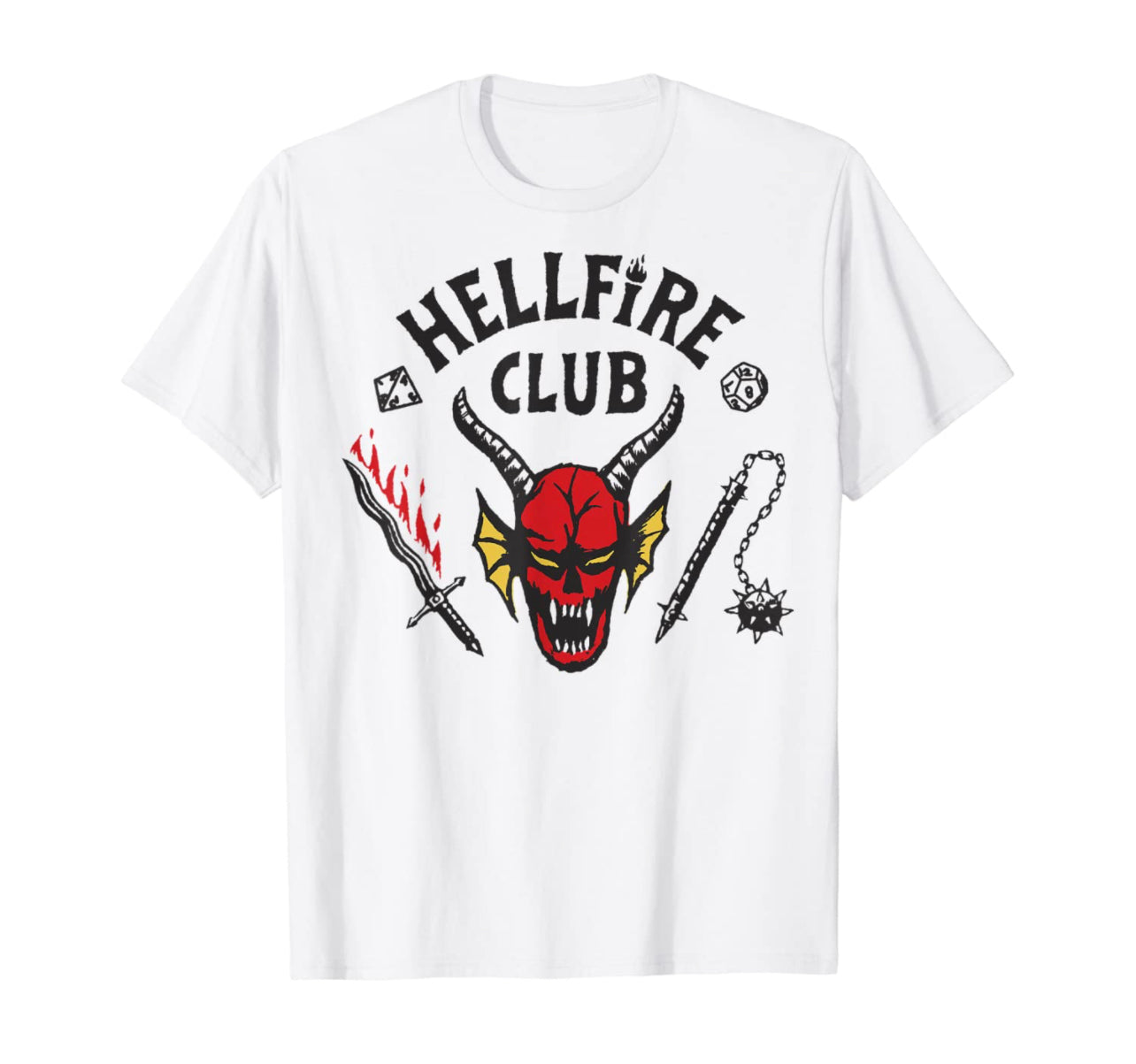 Short sleeve T-shirt Stranger things "HELLFIRE CLUB"